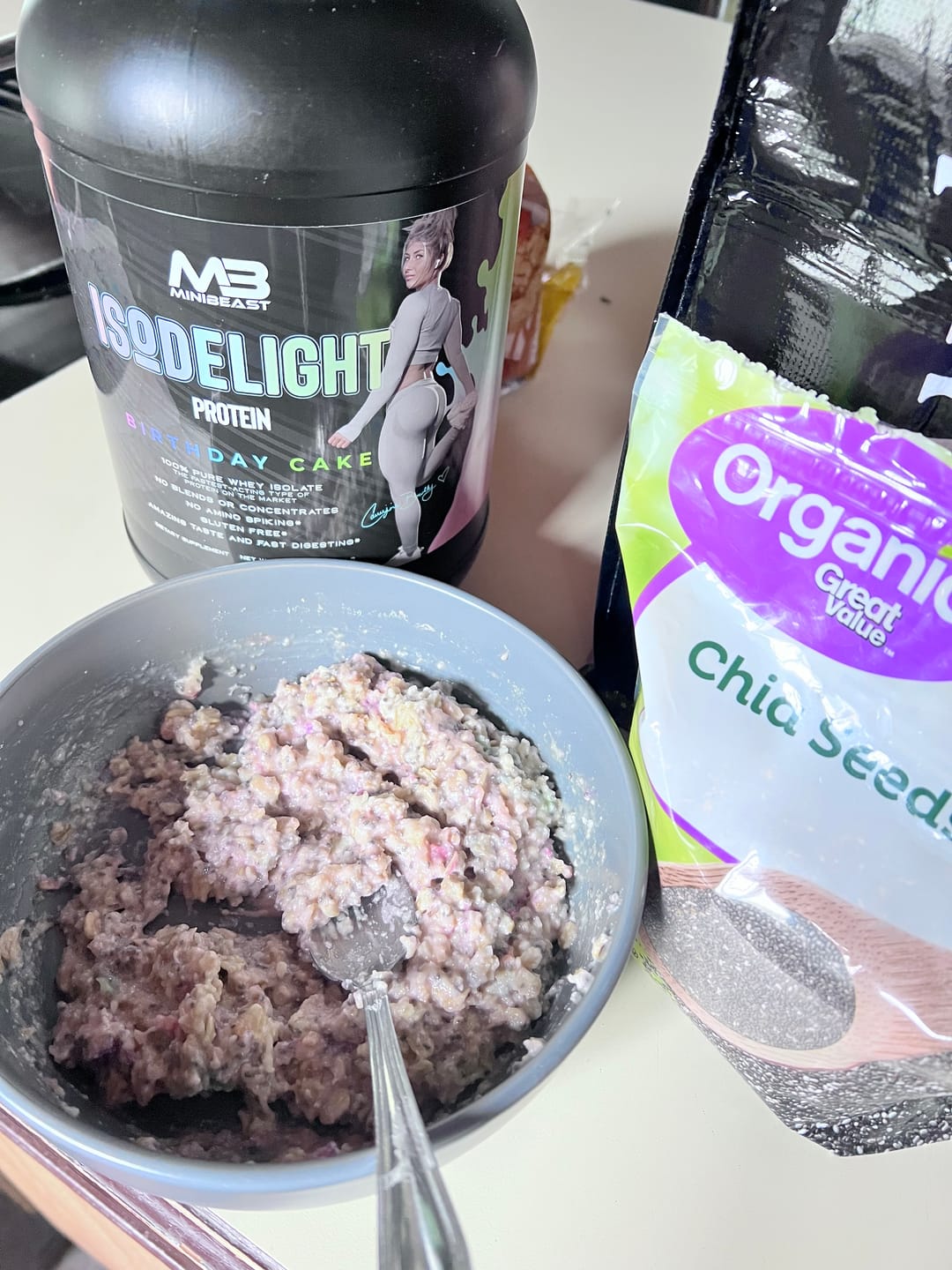 Customer photo review of IsoDelight Protein