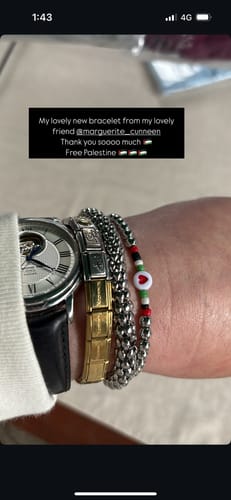 Customer photo review of Palestine Bracelet