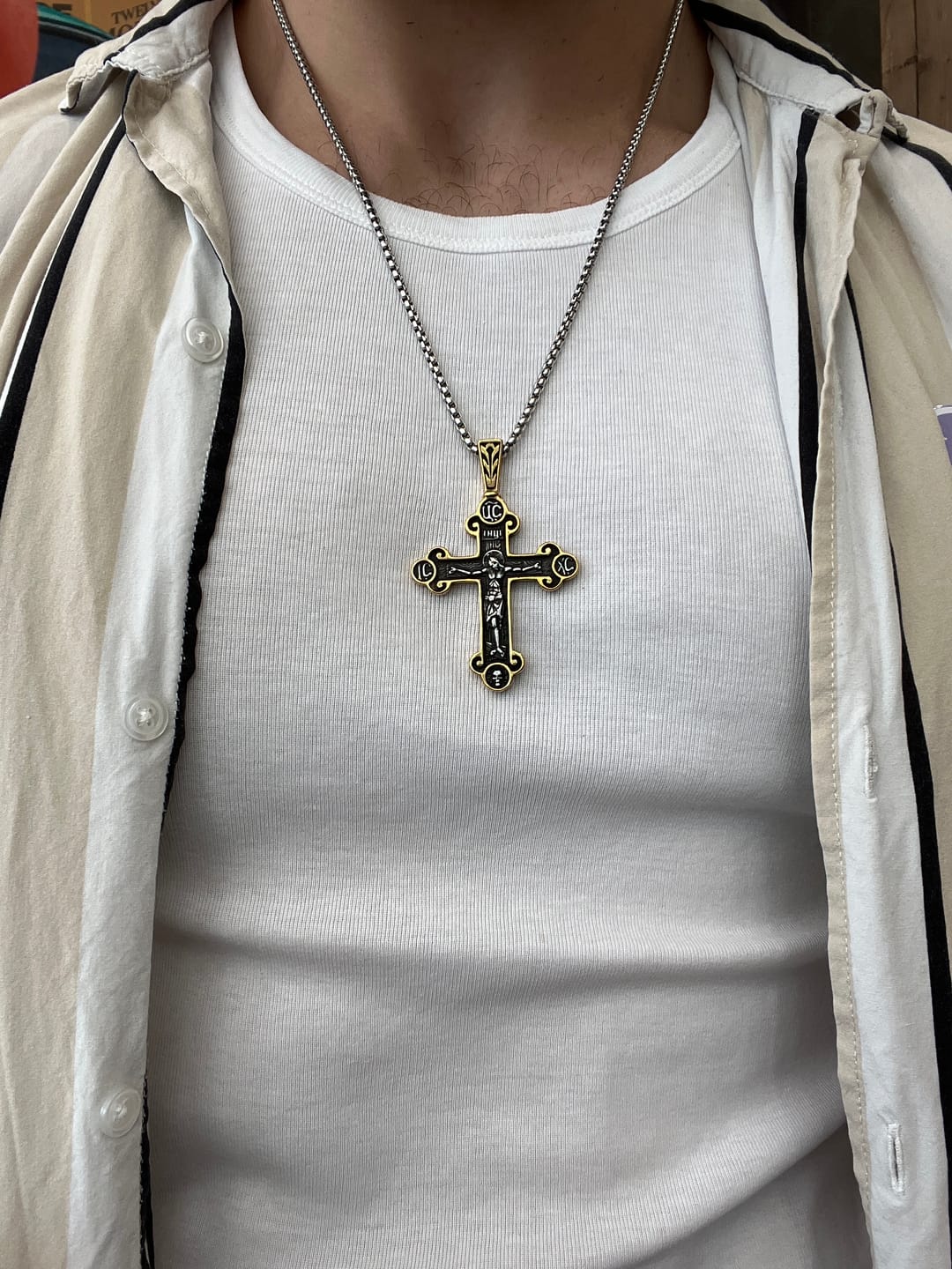 Customer photo review of HOLY CROSS. - GOLD