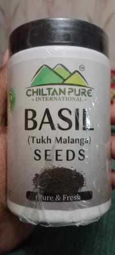 Customer photo review of Basil Seeds (Tukh Malanga) – With Nature’s Cooling Properties [تخم ملنگا] 220gm