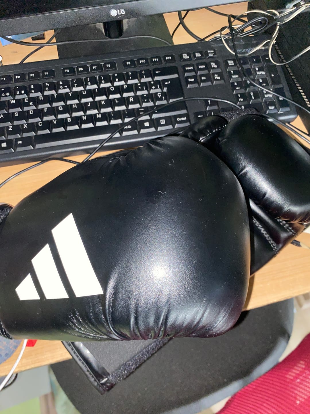Customer photo review of Guantes De Boxeo Adidas Kit Iniciación Speed 50