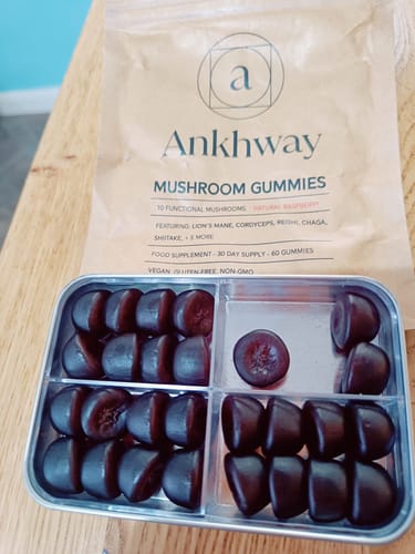 Customer photo review of 2-Month Mushroom Gummies