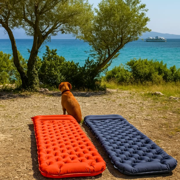Customer photo review of Ultraleichte Isomatte – für Winterabenteuer mit Komfort für kalte Nächte