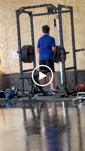 Customer video review of EVOLPOW P2A Brute All-in-One Power Rack Home Gym - For Beginner