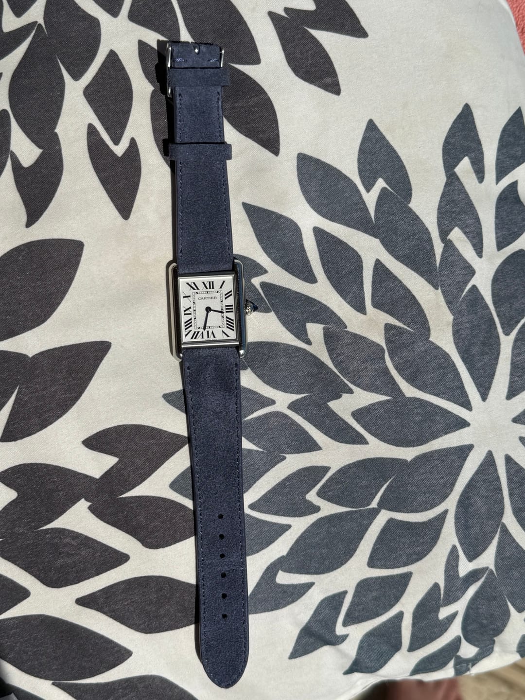 Customer photo review of Petrol Blue Suede