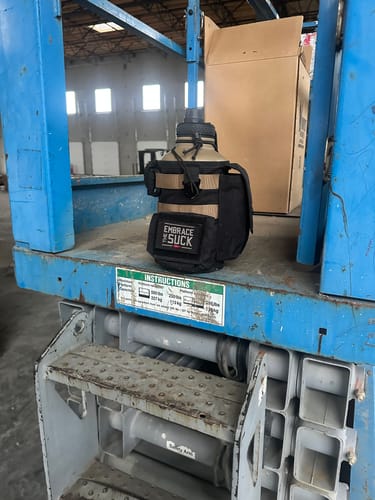 Customer photo review of 64oz Battle Bottle Water Bottles