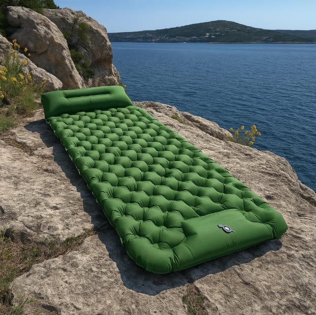 Customer photo review of Ultraleichte Isomatte – für Winterabenteuer mit Komfort für kalte Nächte