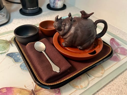 Customer photo review of Rhinoceros Yixing teapot  180ml