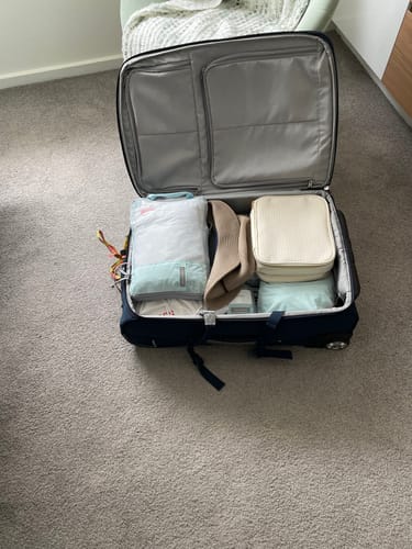 Customer photo review of Bagsmart Compression Packing Cubes