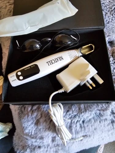 Customer photo review of Neatcell™ – Picosecond Laser Remover For Tattoos & Spots