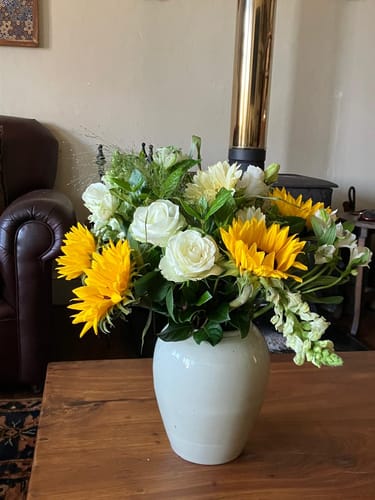 Customer photo review of Sunflower Garden Flower Bouquet