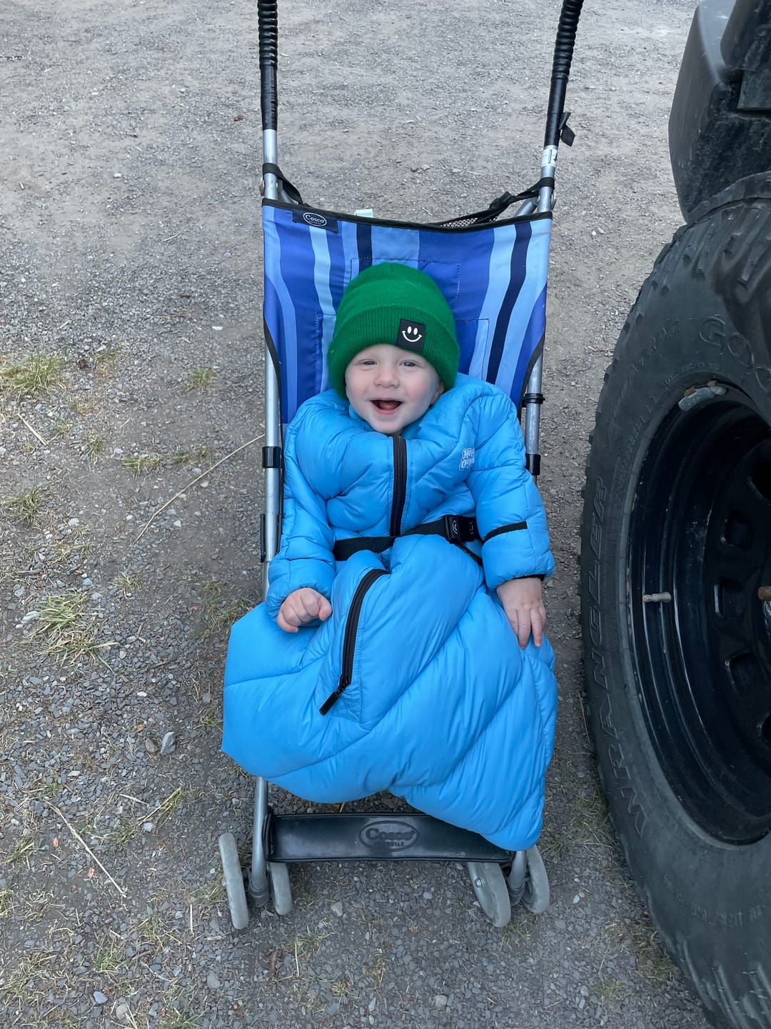Customer photo review of Little Mo Baby Sleeping Bag (6-18 months)