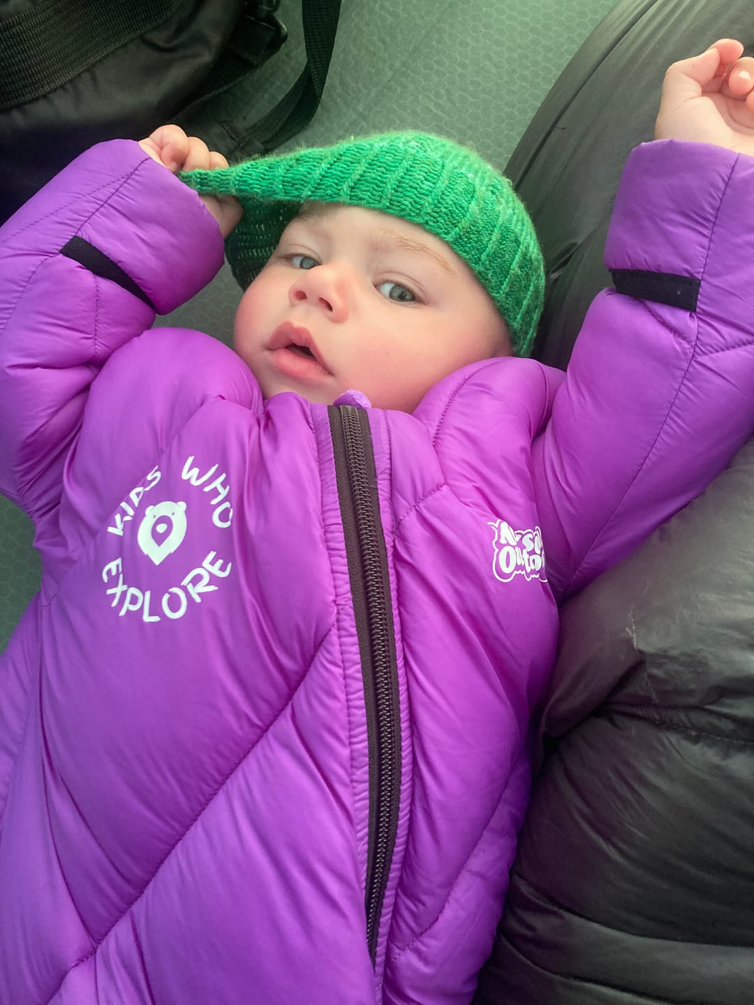 Customer photo review of Little Mo Baby Sleeping Bag (6-18 months)