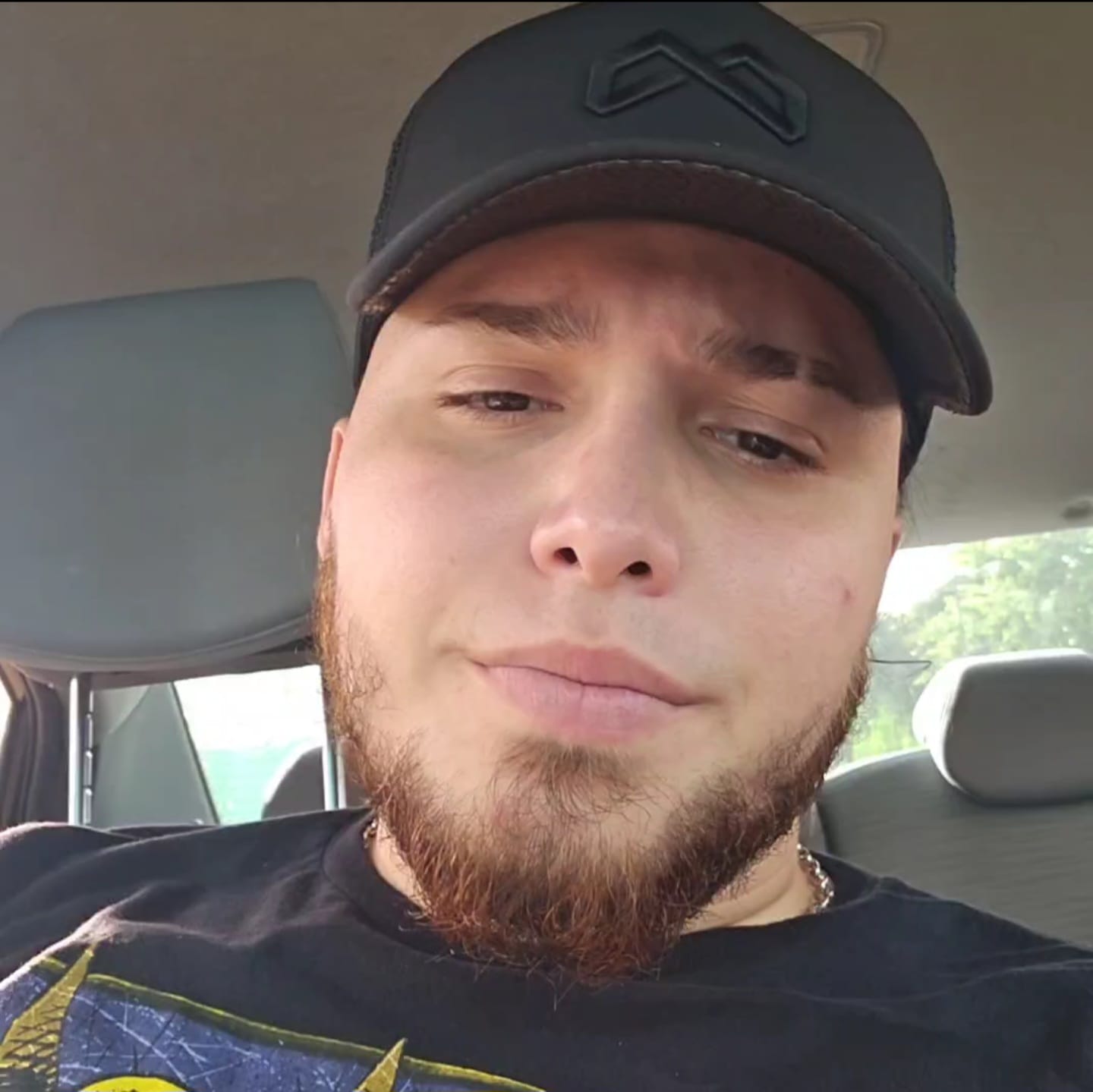 Customer photo review of XL Foam Trucker Snapback - Black