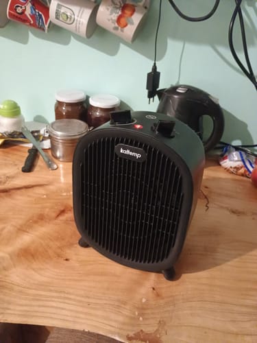 Customer photo review of Termo Ventilador Eléctrico Kaltemp BEE 2000W | 20m2