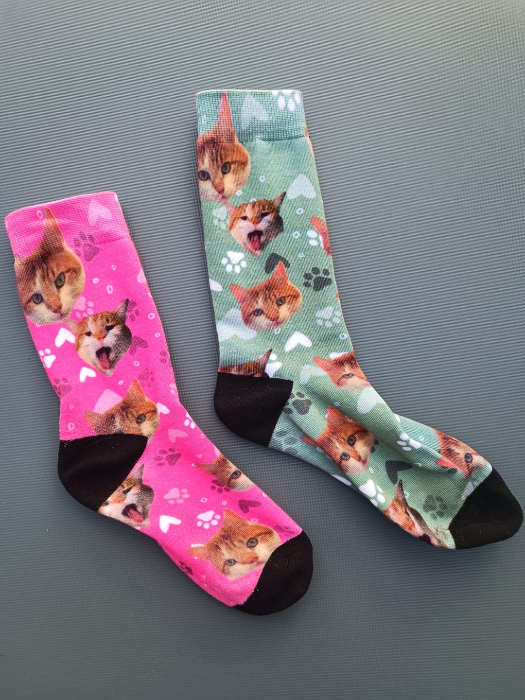 Customer photo review of Votre photo - Chaussettes personnalisées
