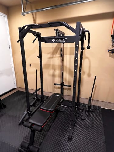 Customer photo review of F4 Power Rack with Lat Pull Down System