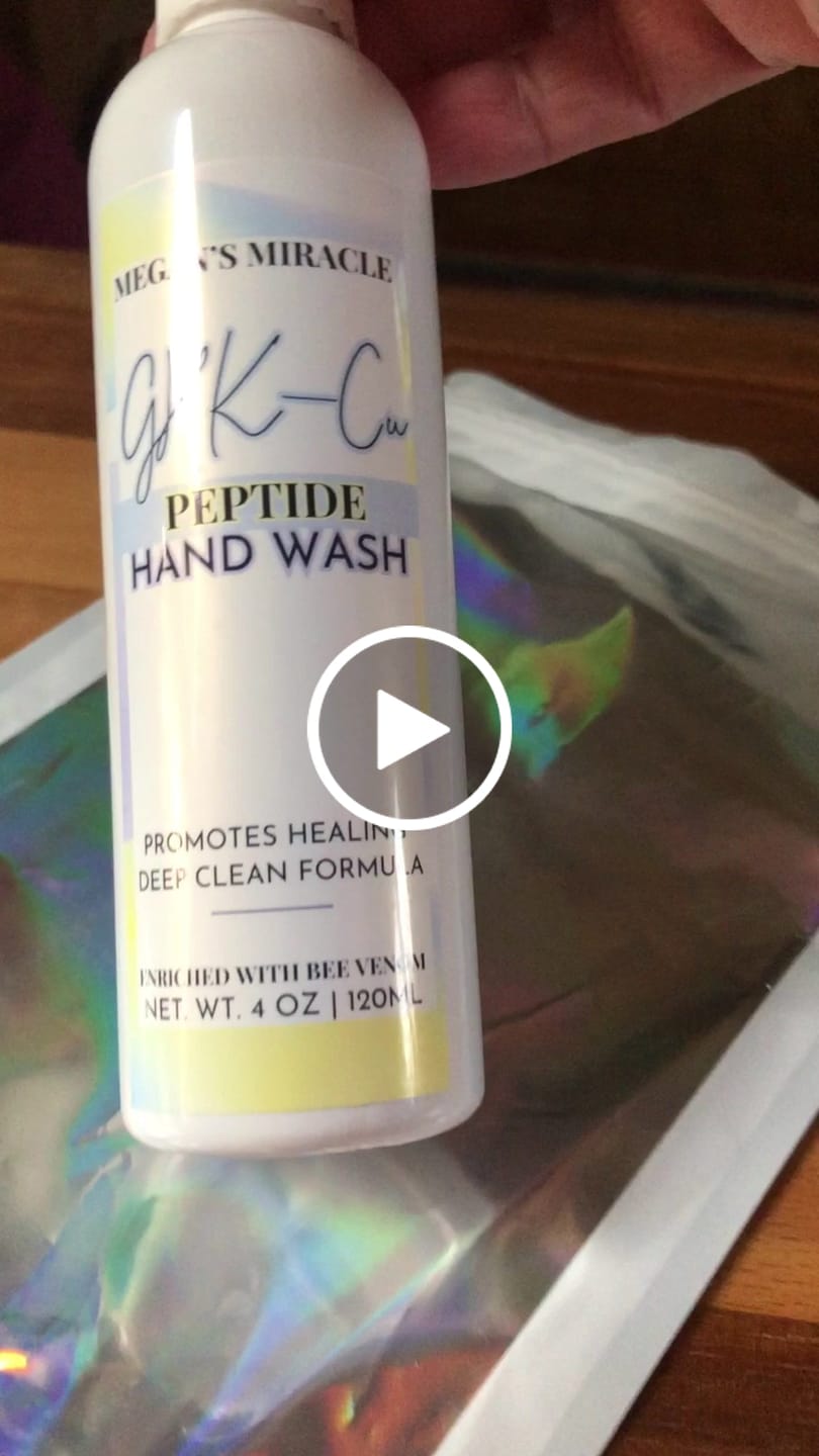 Customer video review of GHK-Cu Healing Hand Wash