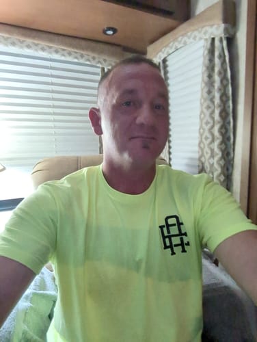 Customer photo review of BLUE COLLAR TEE