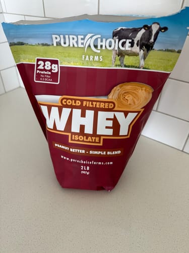 Customer photo review of 3 Flavor Whey Protein Isolate Combos