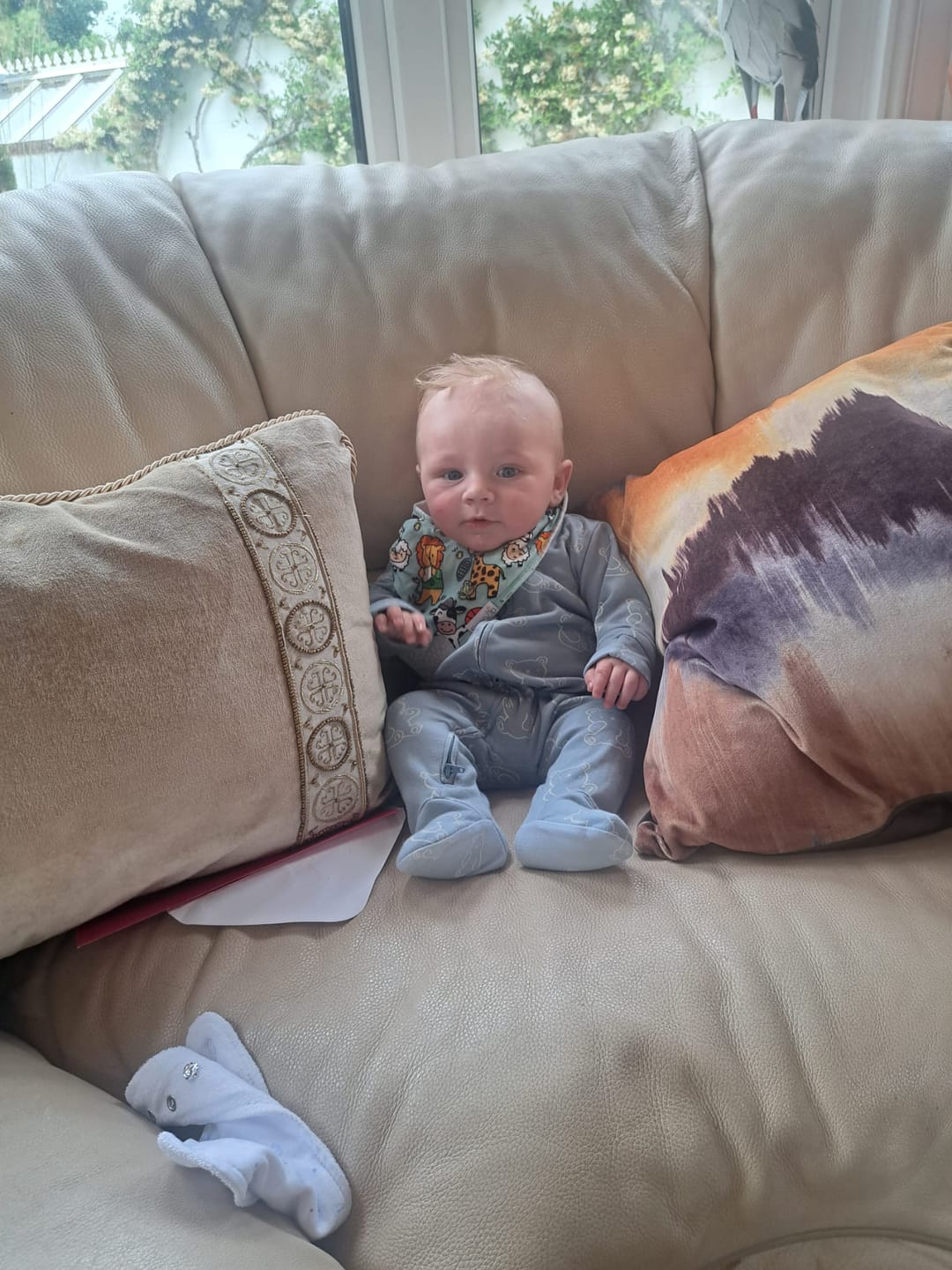 Customer photo review of Babies who Brunch Teething Bib