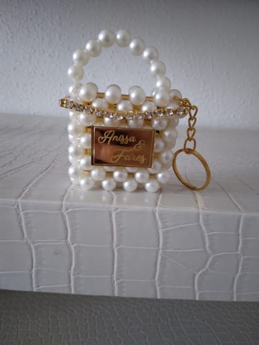 Customer photo review of Mini sac personnalisé avec chocolat