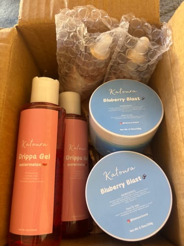 Customer photo review of Juicy Blueberry Scrub