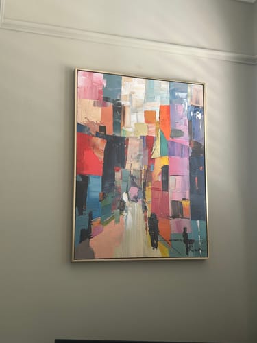 Customer review photo for COLORFUL PAINTING #CA165