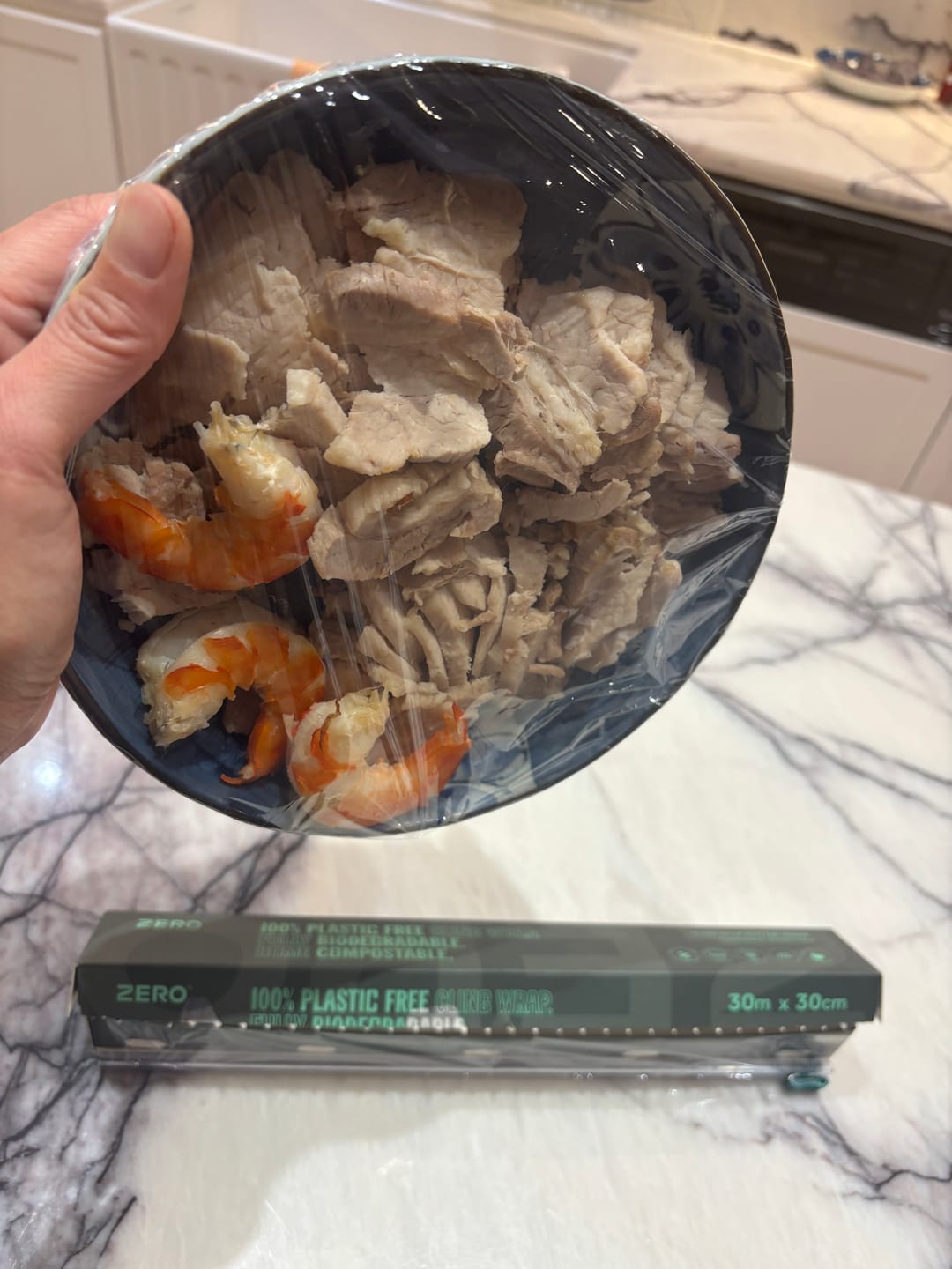 Customer photo review of Plastic Free Cling Wrap