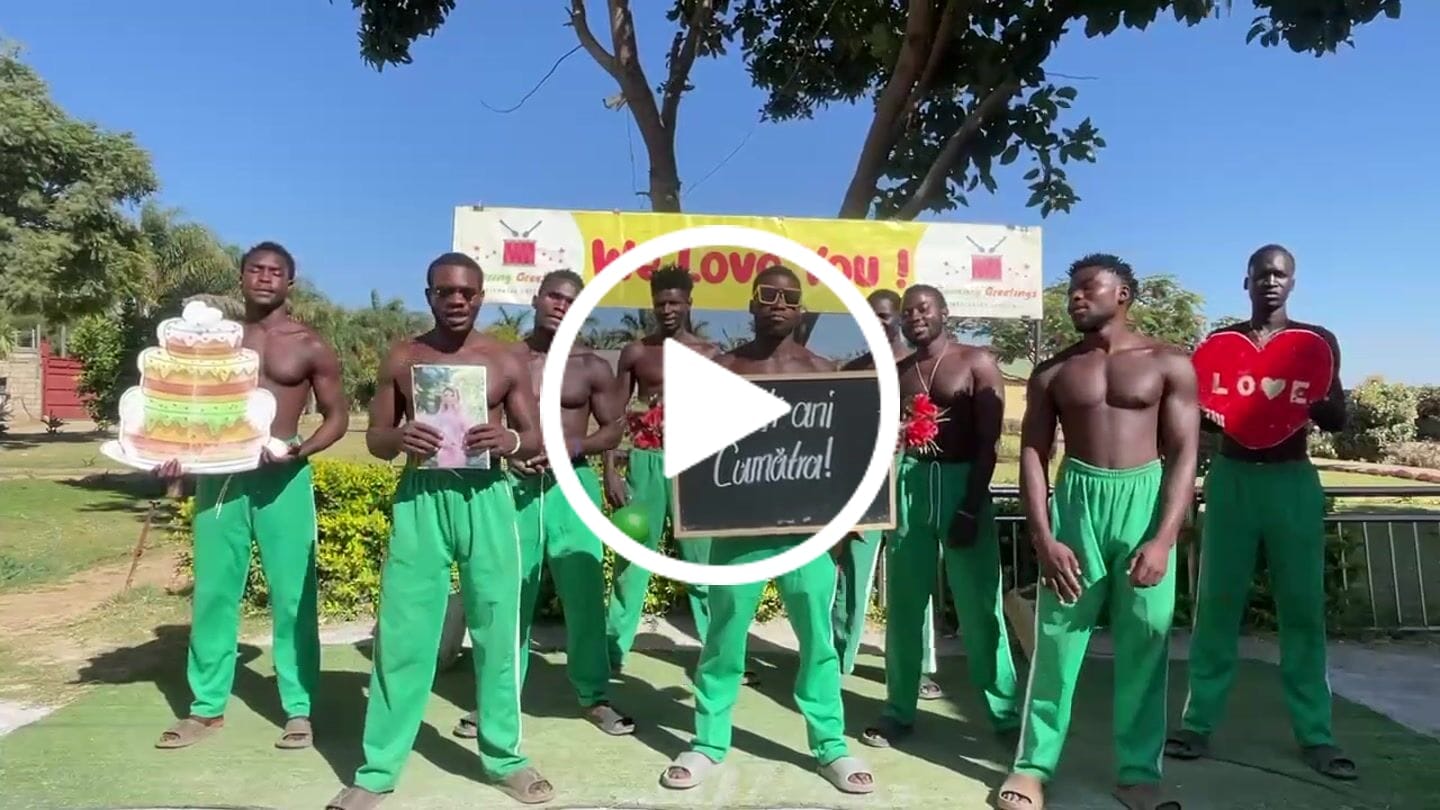 Customer video review of Greeting Video from Africa