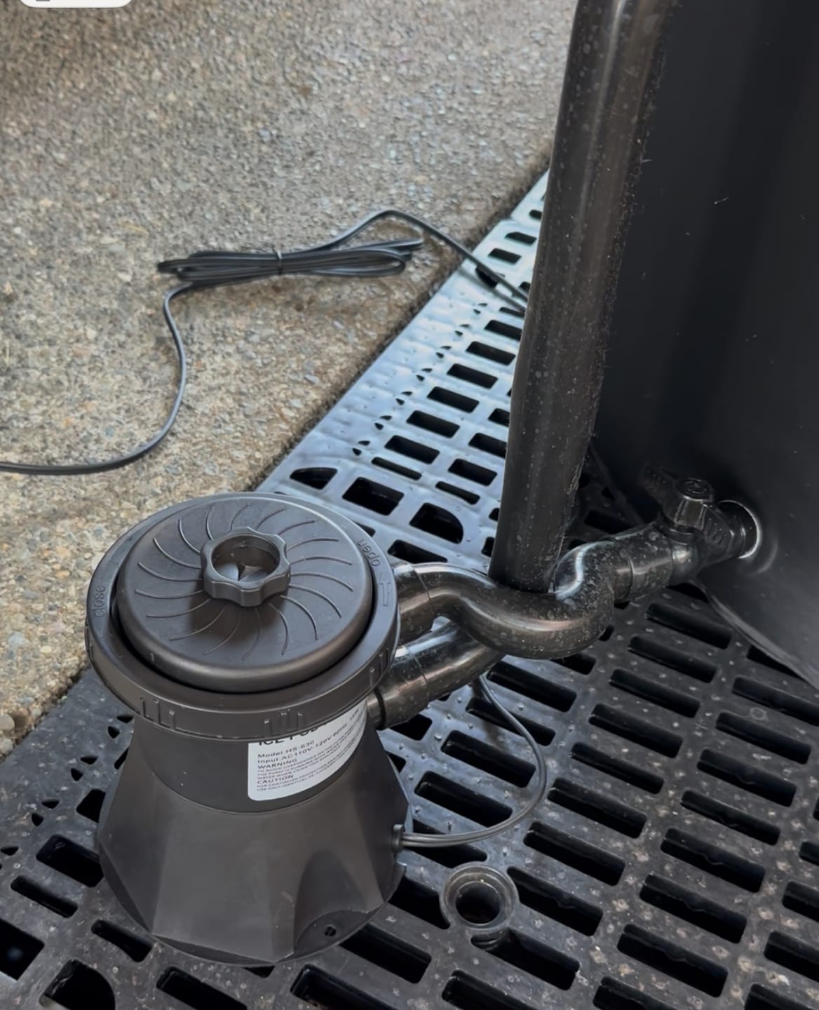 Customer photo review of Pod Water Filter Unit