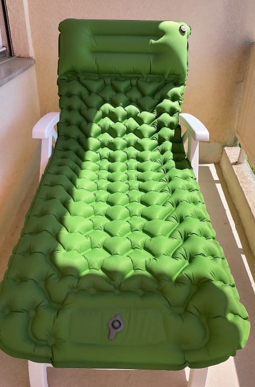 Customer photo review of Ultraleichte Isomatte – für Winterabenteuer mit Komfort für kalte Nächte