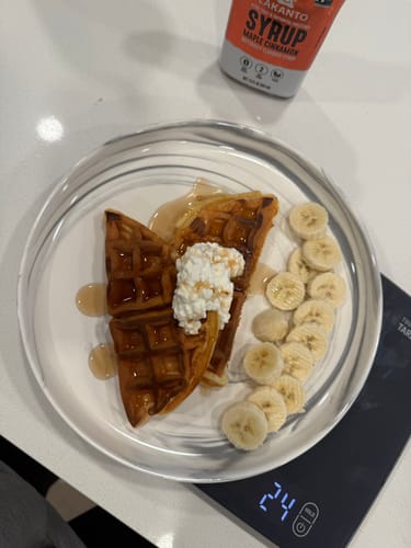 Customer photo review of Zen Protein Waffles - Classic