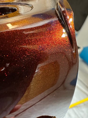 Customer photo review of Cognac Paint Basecoat