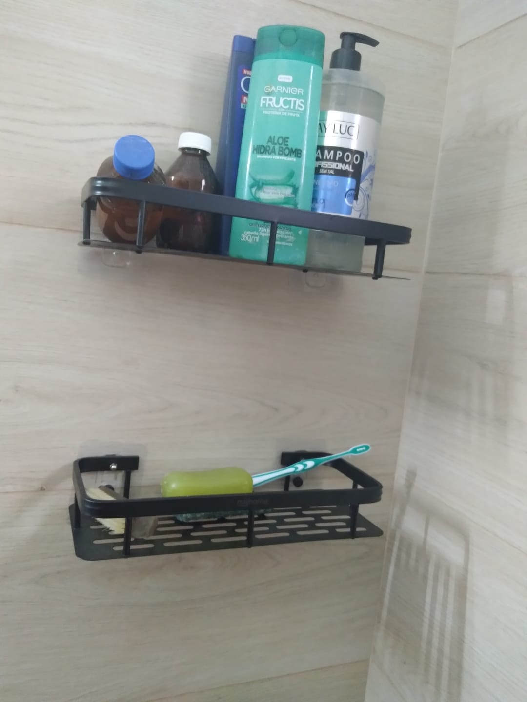 Customer photo review of Estante Organizador Winsen de Aluminio Milhome