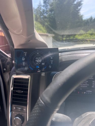 Customer photo review of 2010-2018 Cummins Pillar Pod w/ CTS, CTS2, & CTS3 Adapters (38405)