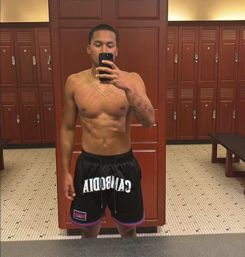 Customer photo review of Cambodia Heritage Basketball Shorts