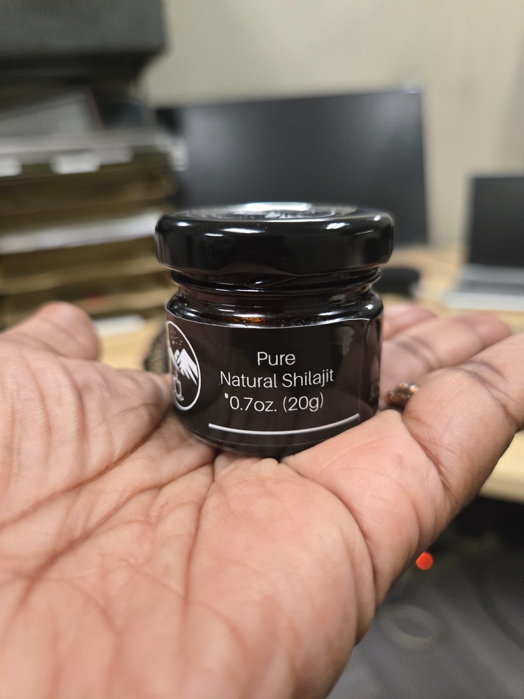 Customer photo review of Pure Natural Shilajit