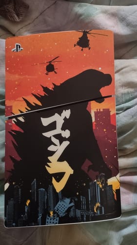 Customer photo review of King Kaiju - PS5 Console Skin