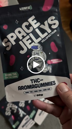Customer video review of THC Spacejellies Vollspektrum | 100mg THC | 20 Stk.