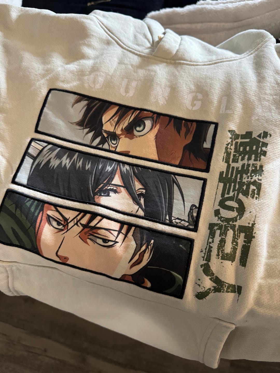 Customer photo review of 5129 - AOT©  x YLA Pullover Hoodies
