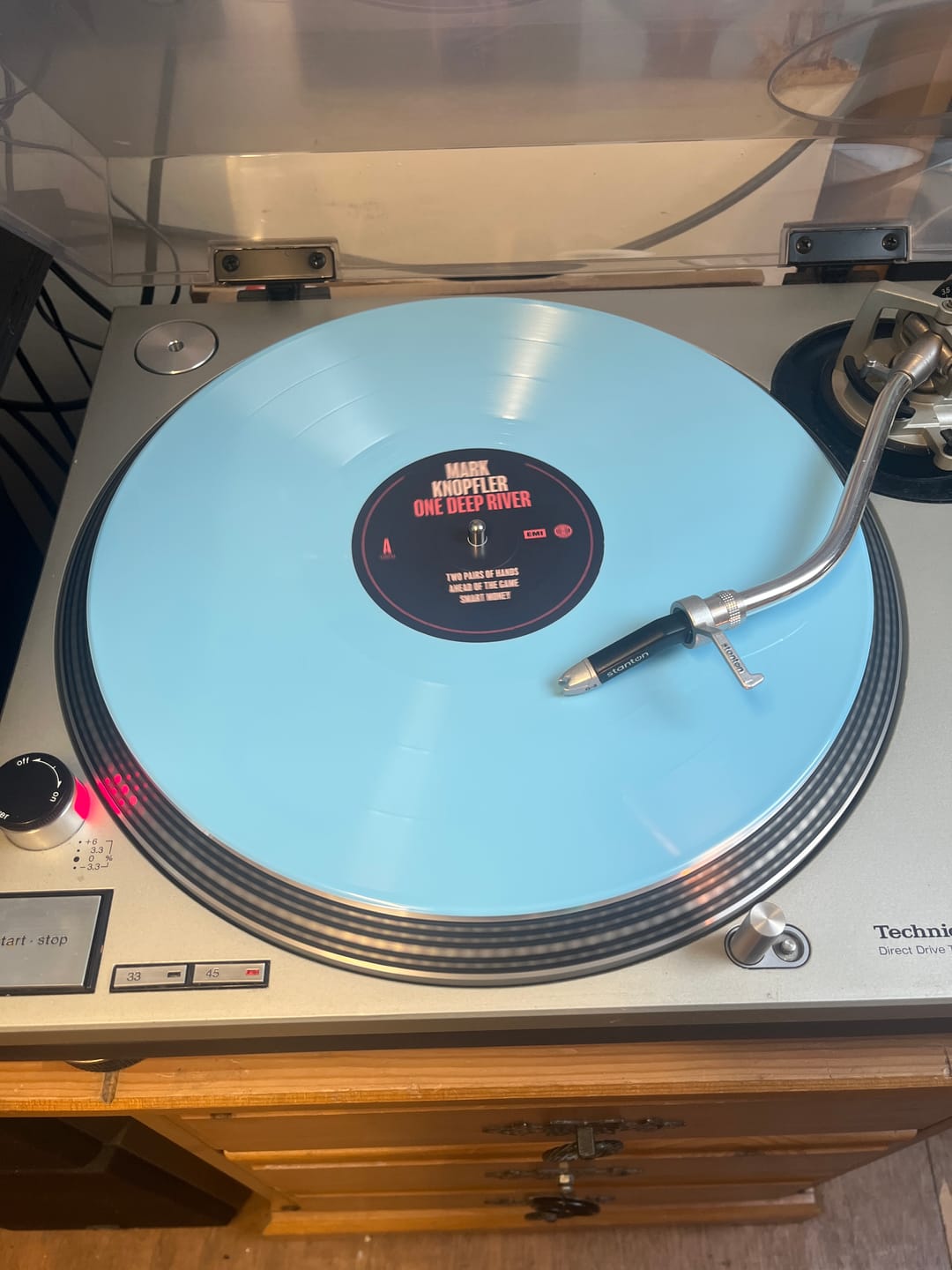 Customer photo review of One Deep River - Mark Knopfler [Colour Vinyl]