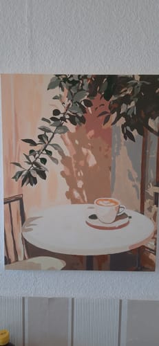 Customer photo review of Malen nach Zahlen - Morgenkaffee
