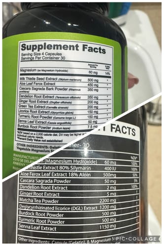 Customer photo review of Colon Cleanse: Relief & Repair