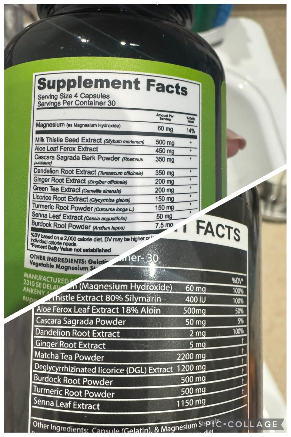 Customer photo review of Colon Cleanse: Relief & Repair