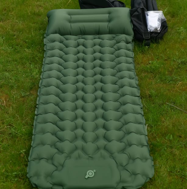 Customer photo review of Ultraleichte Isomatte – für Winterabenteuer mit Komfort für kalte Nächte