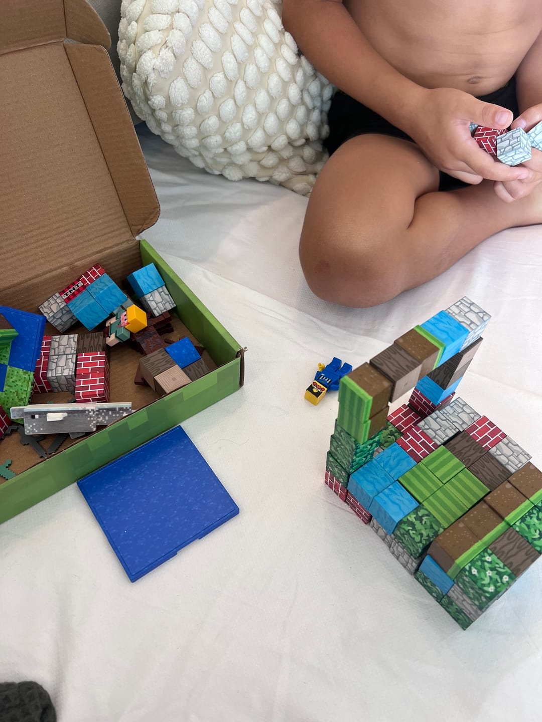 Customer photo review of דמות מיינקראפט מיניאטורית – להרפתקה מלאה בדמיון!