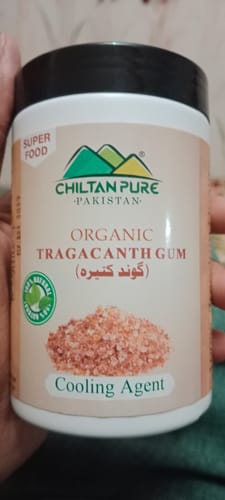 Customer photo review of Tragacanth Gum / Gond Katira – Cooling Agent, Improves Immune System & Boost Energy