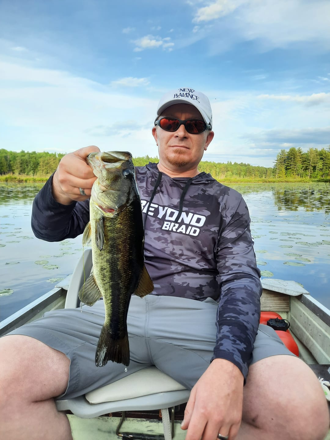 Customer photo review of Long Sleeve Hooded Performance Fishing Shirt