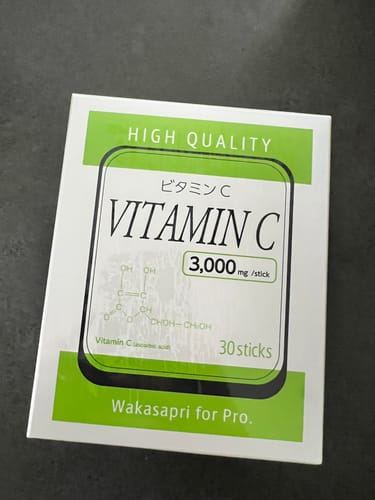 Customer photo review of 高濃度ビタミンC 3,000mg -Wakasapri for Pro.